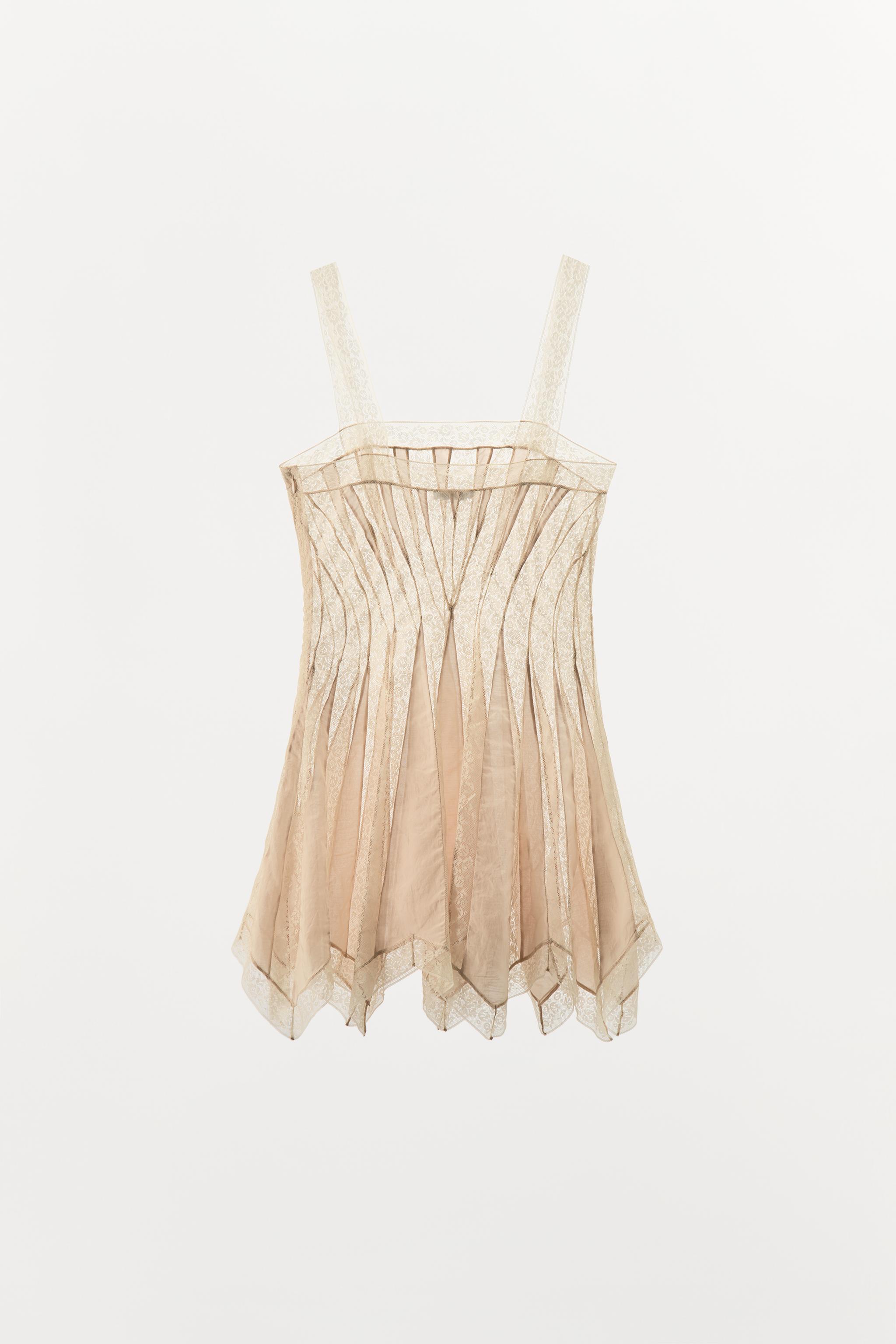 ZARA フリル付きレースワンピース 5107/900 RUFFLED LACE DRESS - Pink | ZARA United States