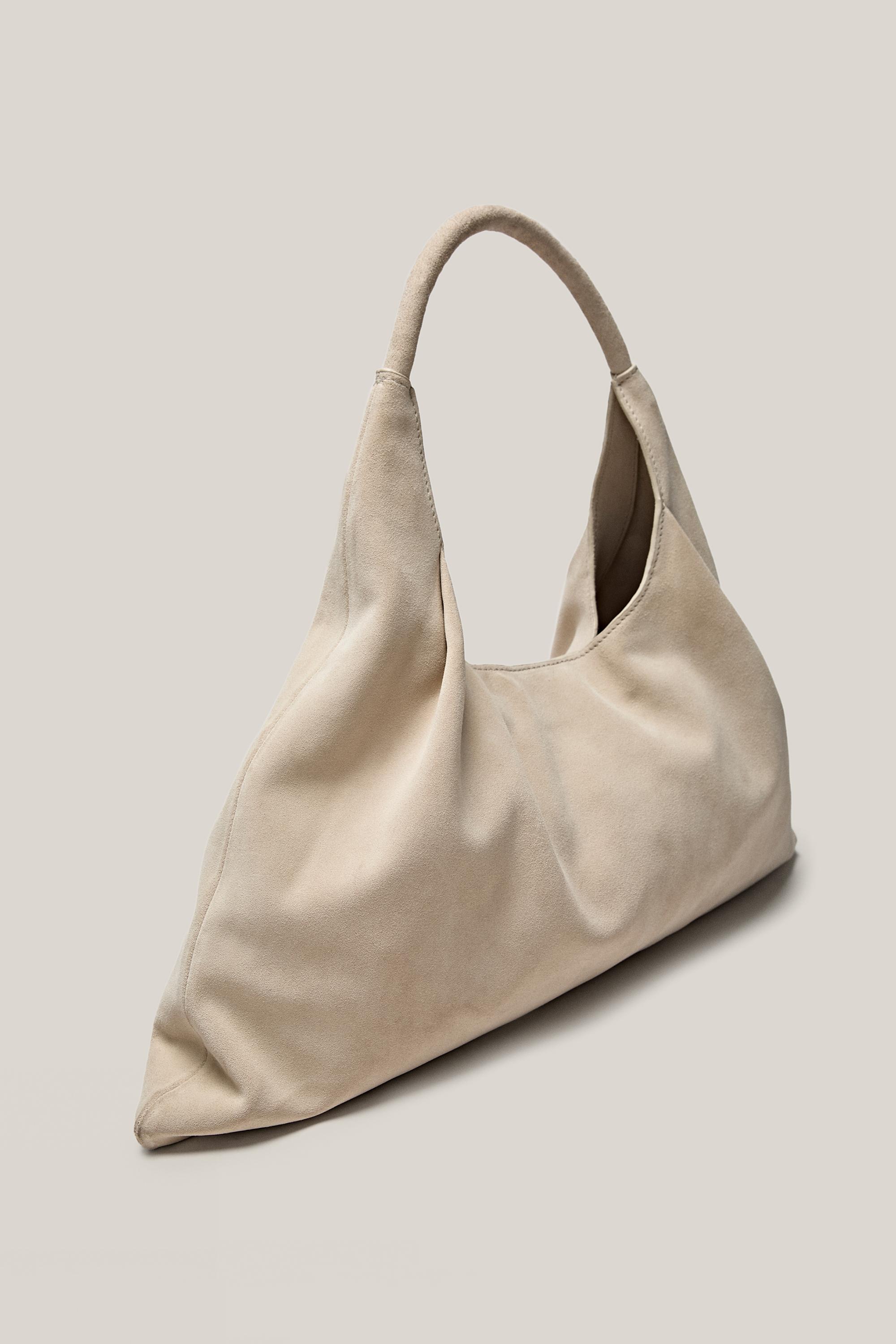 Sac cabas moyen en croûte de cuir - ÉDITION LIMITÉE