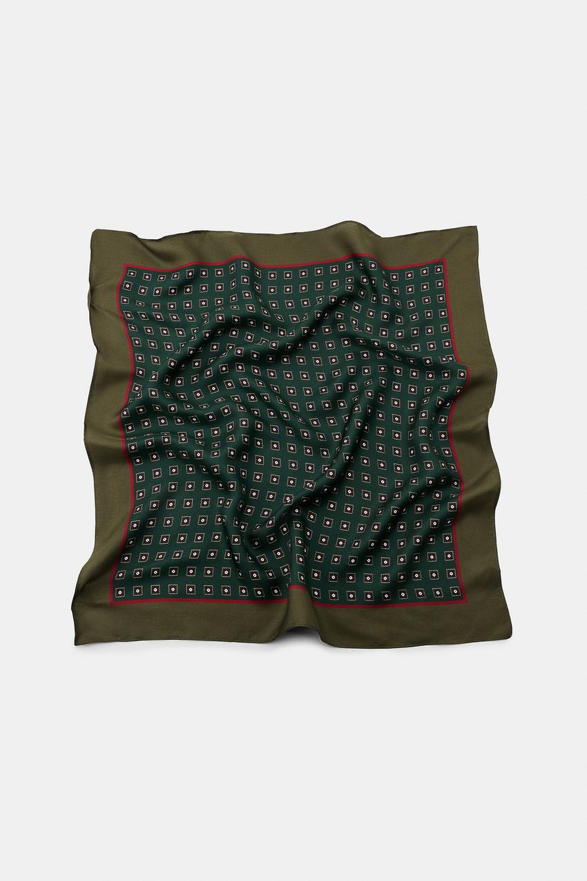 100% SILK PRINT SCARF