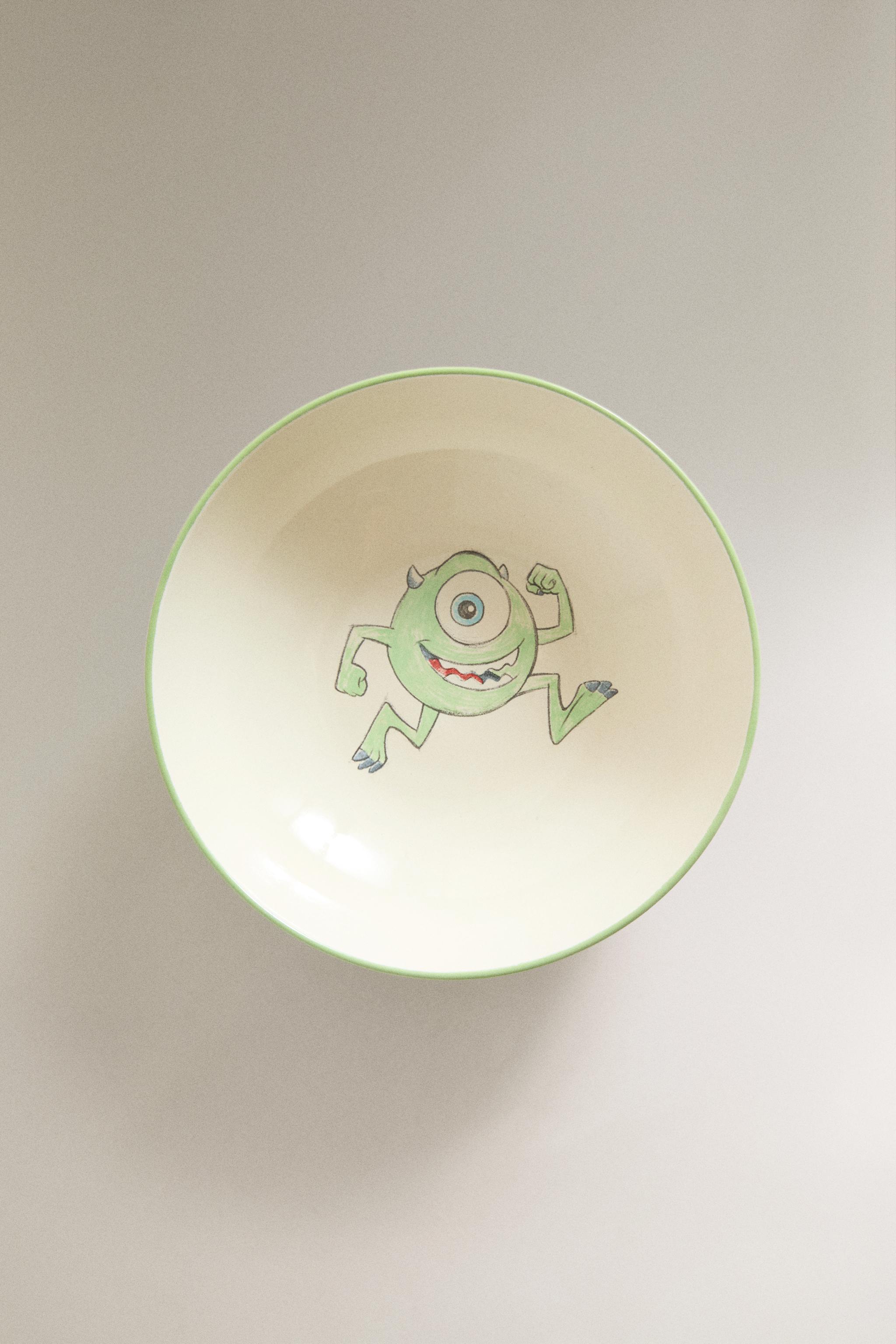 KIDS' MIKE WAZOWSKI MONSTERS, INC. ©DISNEY/PIXAR STONEWARE BOWL — Multicolored