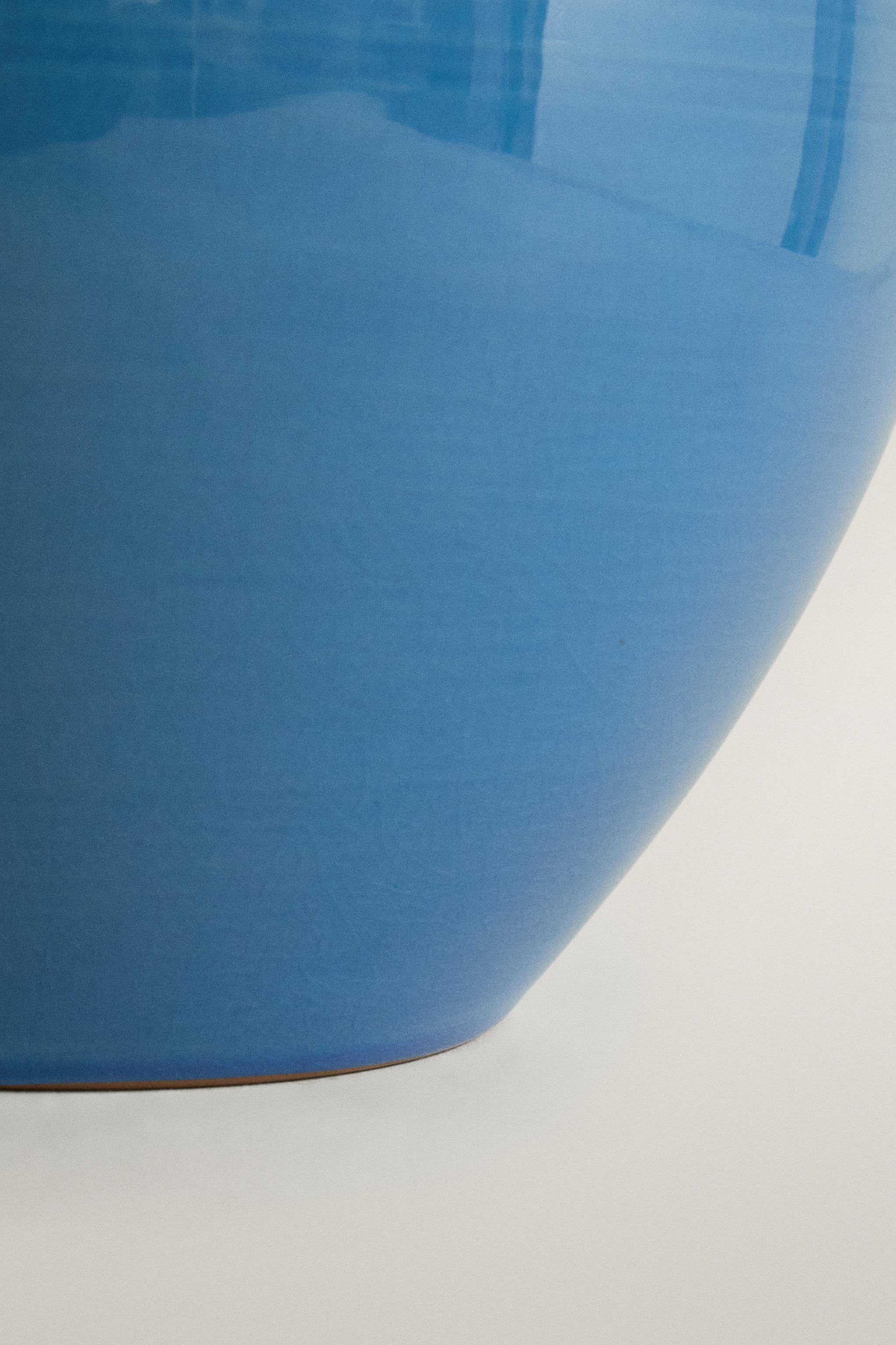 ENAMELLED CERAMIC VASE