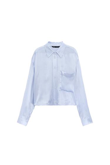 CAMISA SATINADA BOLSILLO