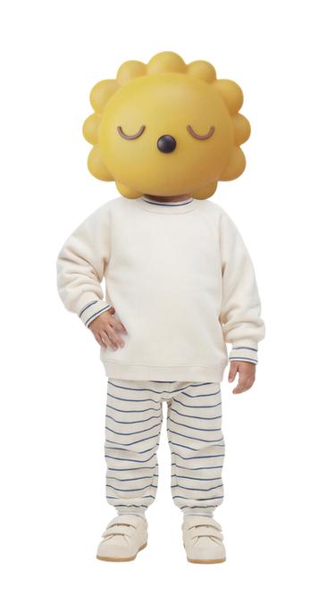 КОМПЛЕКТ ИЗ ФУТБОЛКИ И ВАФЕЛЬНЫХ ДЖОГГЕРОВ WAYAS — Цвет небеленого полотна/Синий от Zara