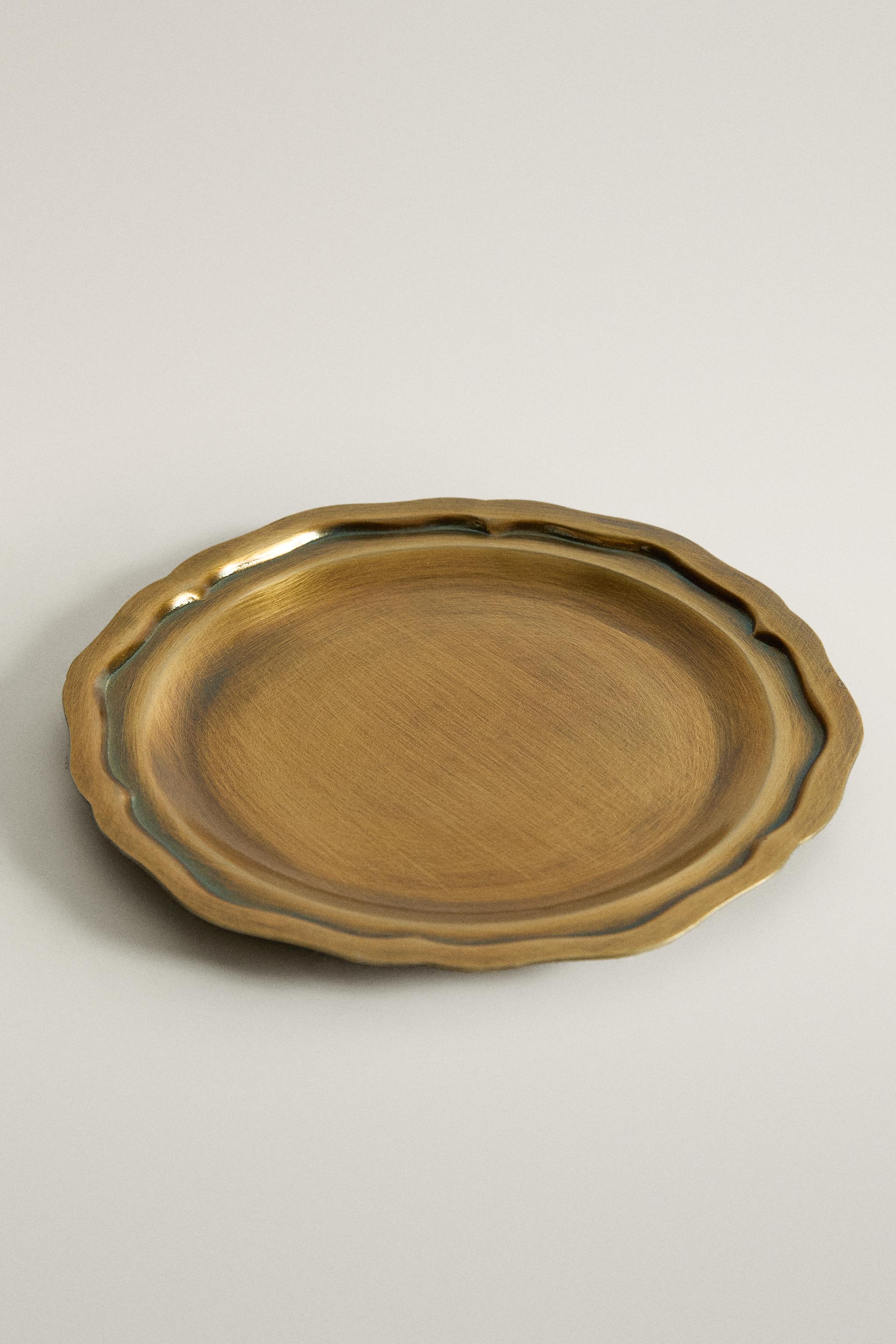 CHRISTMAS WAVY EDGE CANDLE TRAY