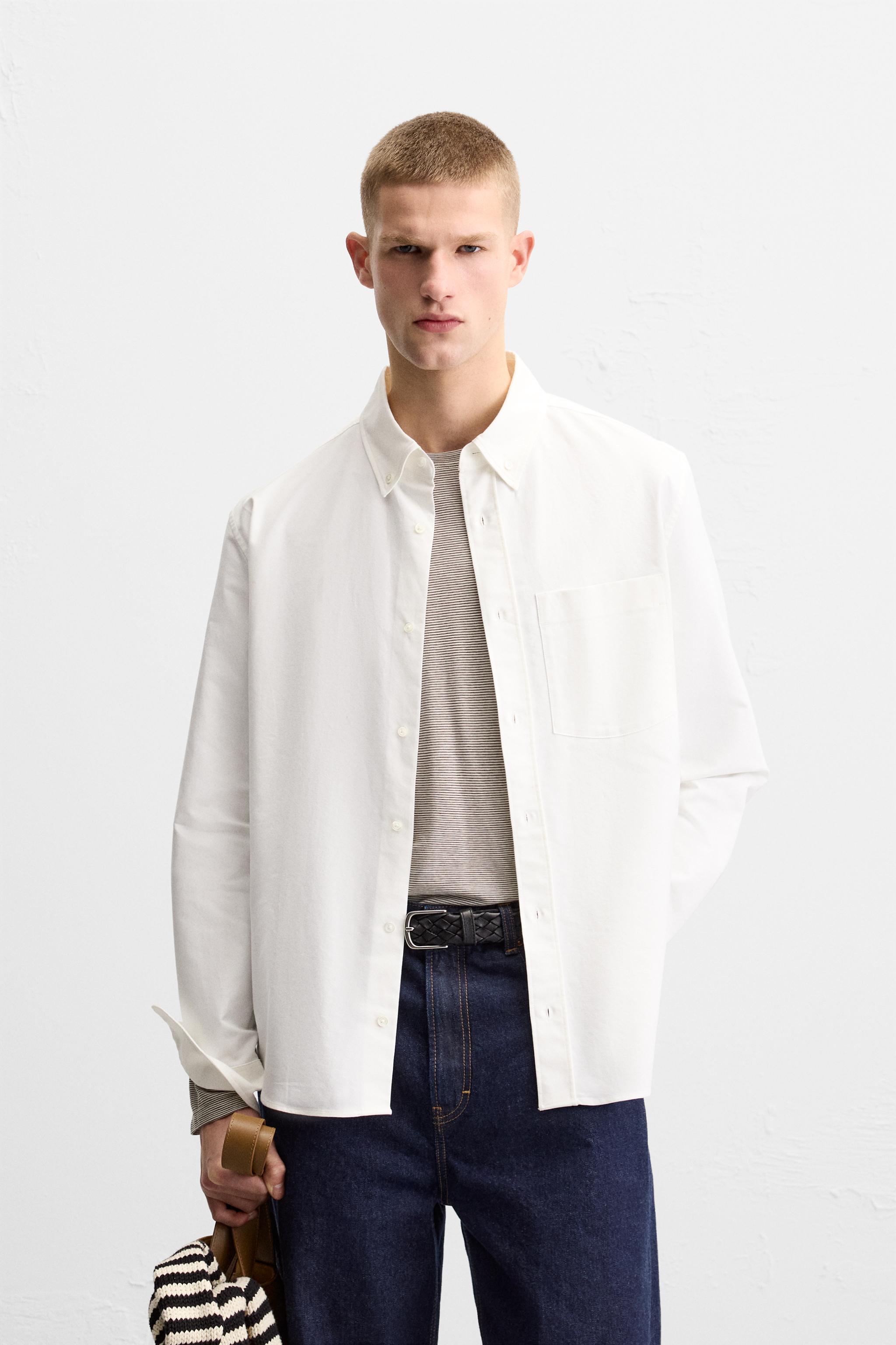 OXFORD SHIRT LIMITED EDITION - White | ZARA United States OXFORD SHIRT LIMITED EDITION - White | ZARA United States