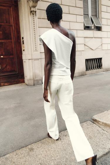 ASYMMETRIC INTERLOCK TOP - White by Zara - Image 2