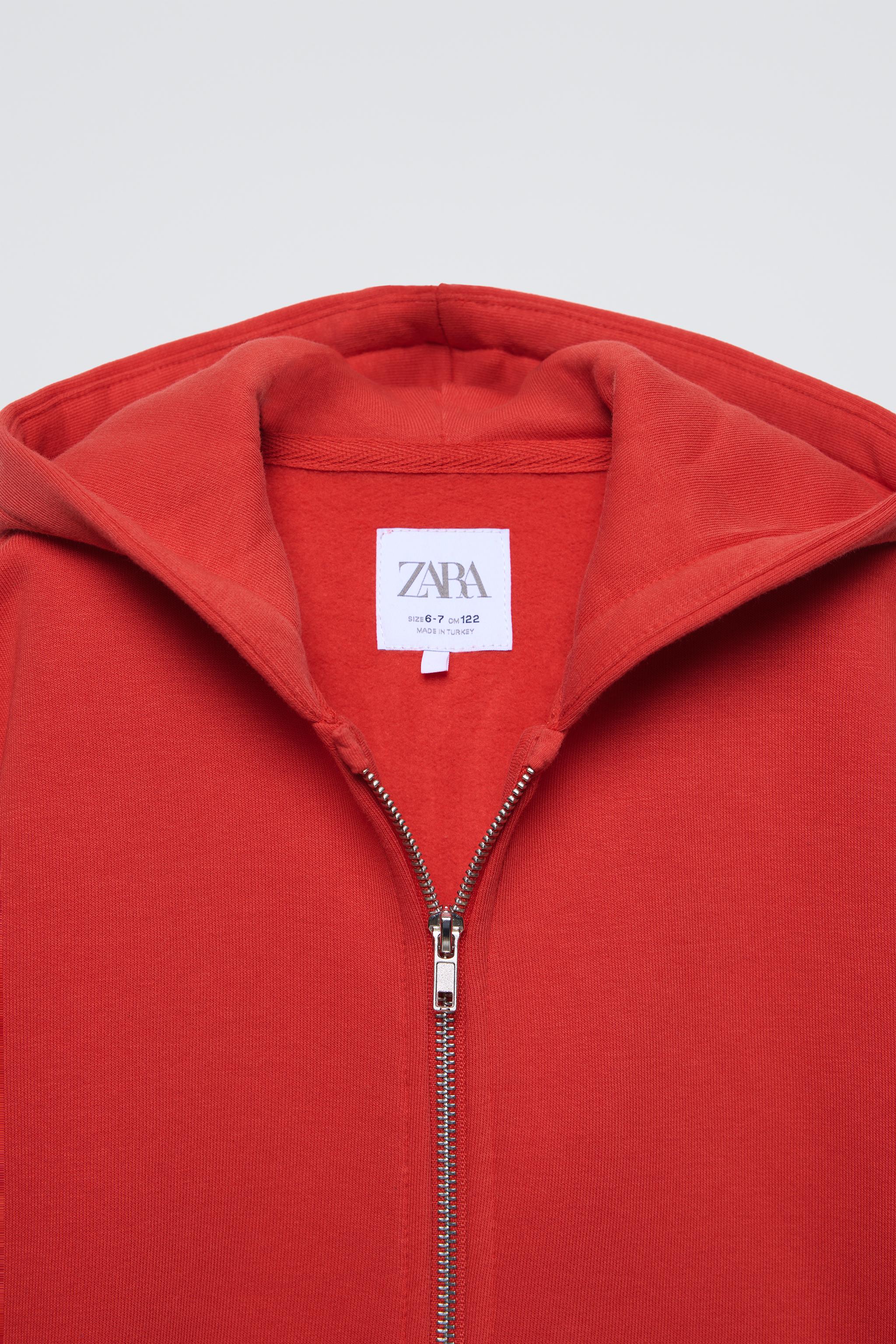 Zara Kids Basic Zippered Sweatshirt