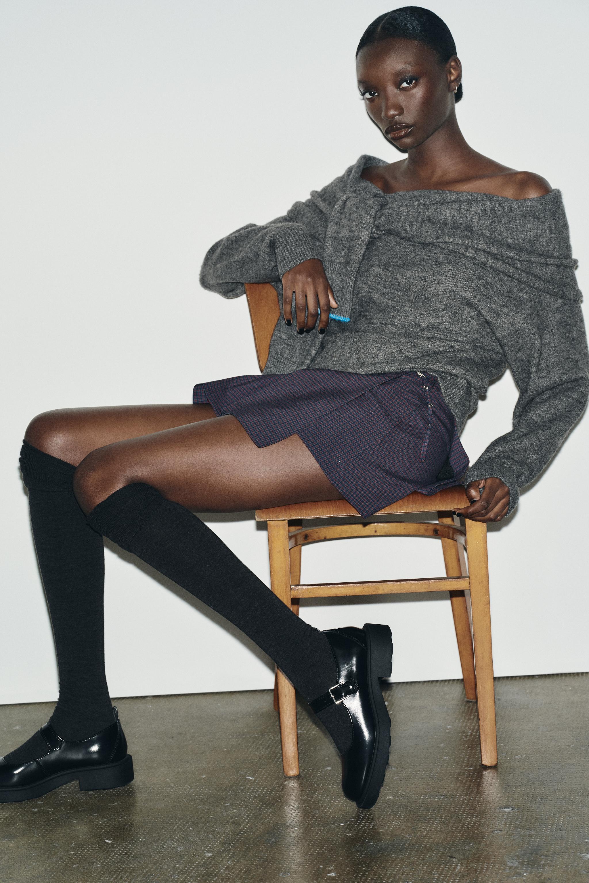 バックル付きプラットフォームメリージェーン - ブラック | ZARA