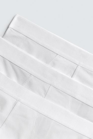 BASIC BRIEFS 3-PACK - White by Zara - Image 5