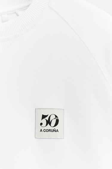 50TH ANNIVERSARY PATCH CREW NECK SWEATSHIRT - White by Zara - Image 2