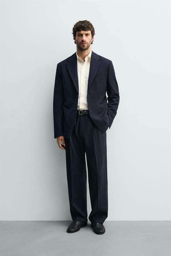 %100 YÜN EKOSELİ REGULAR FIT BLAZER