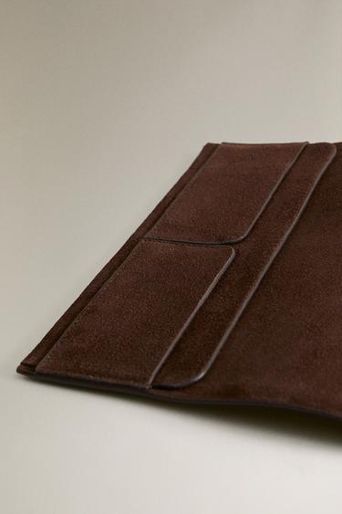 SPLIT LEATHER BOOK COVER - Brown by Zara - Image 4