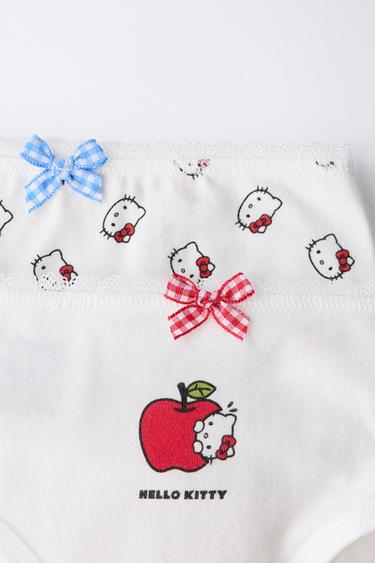 AGES 1 1/2-6 / THREE-PACK OF HELLO KITTY © SANRIO BRIEFS - Ecru by Zara - Image 5