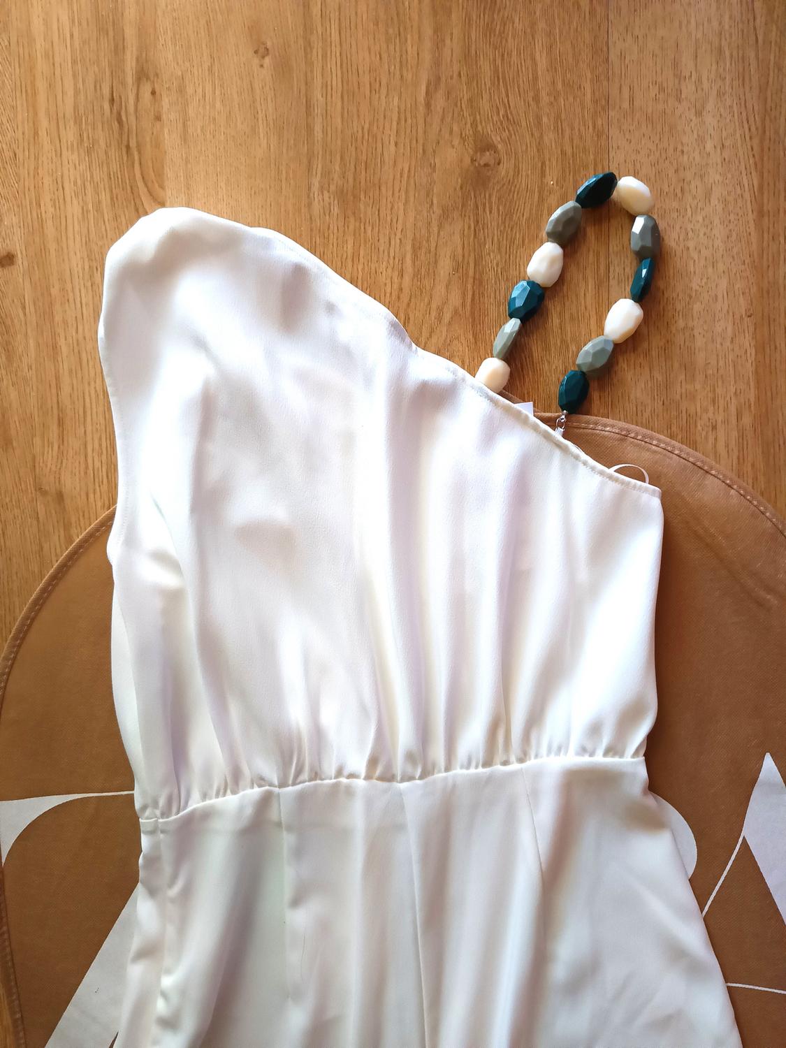 ASYMMETRIC JUMPSUIT WITH STONE STRAP - Image 5