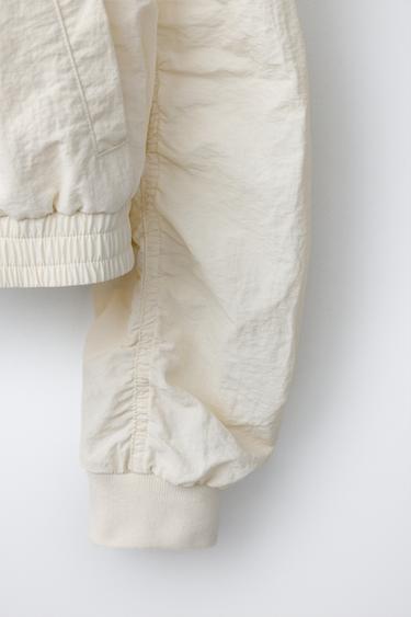 BOMBER JACKET WITH GATHERS - Butter by Zara - Image 3