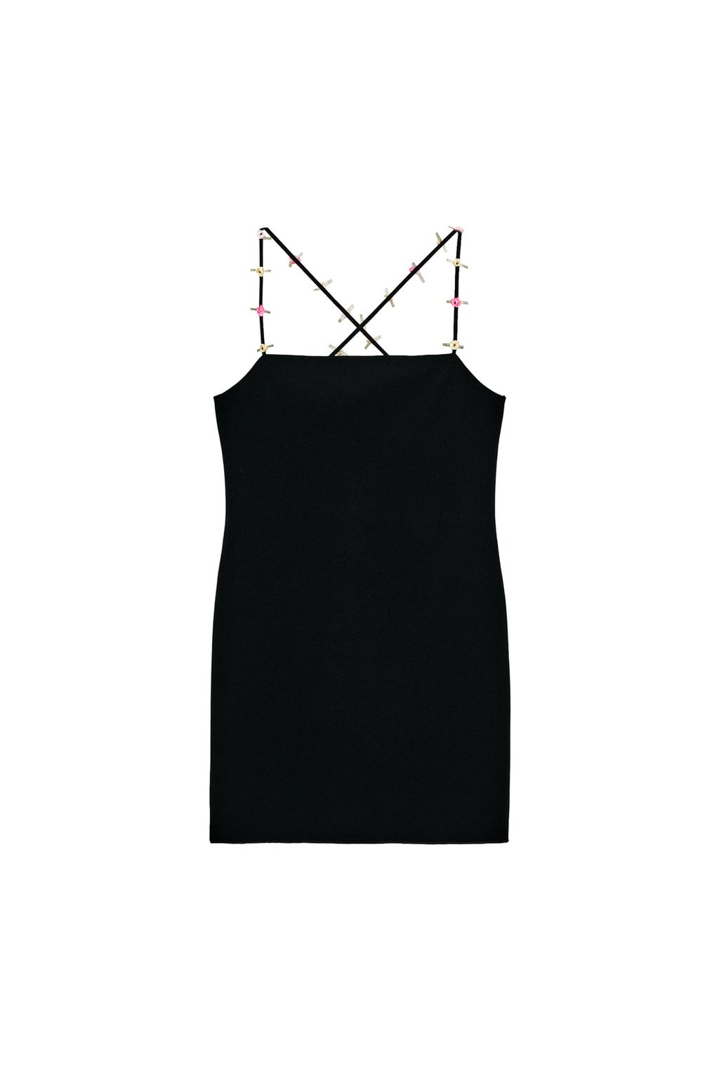 STRETCH FLORAL STRAP DRESS - image 3