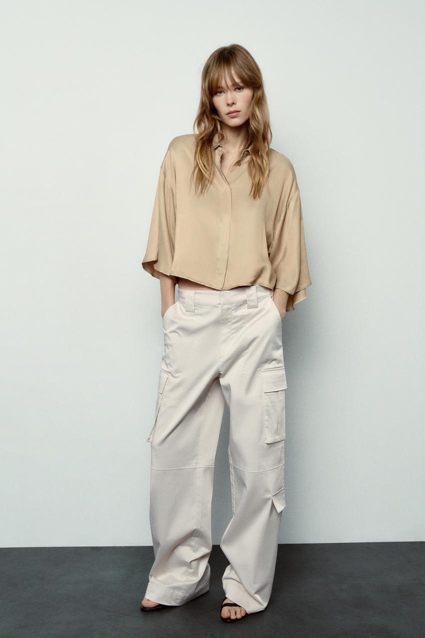 Trouser Trends: Zara Satin Effect Pants