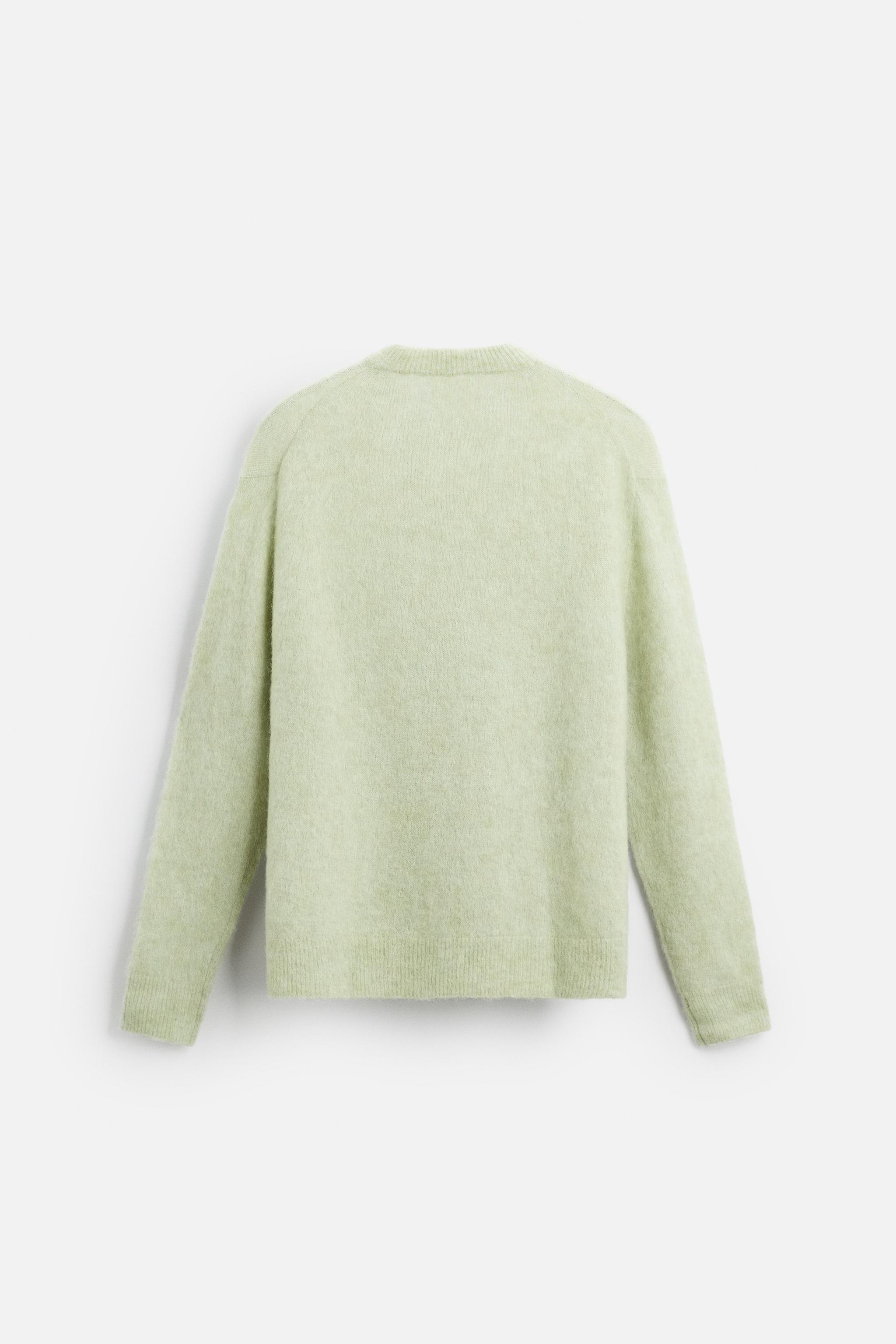 テクスチャーセーター - ライトグリーン | ZARA Japan / 日本