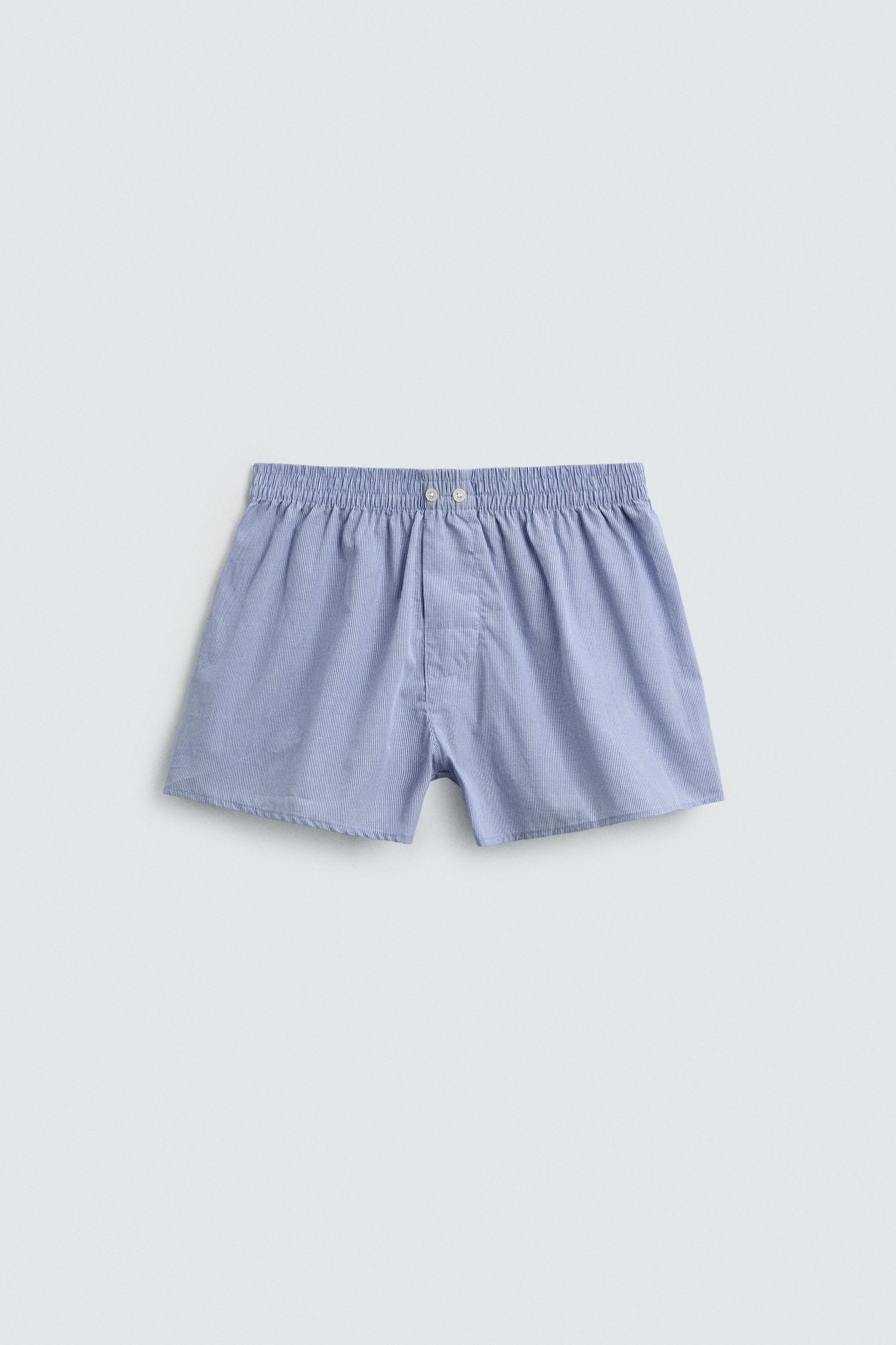 TWO-PACK OF COMBINED POPLIN BOXERS