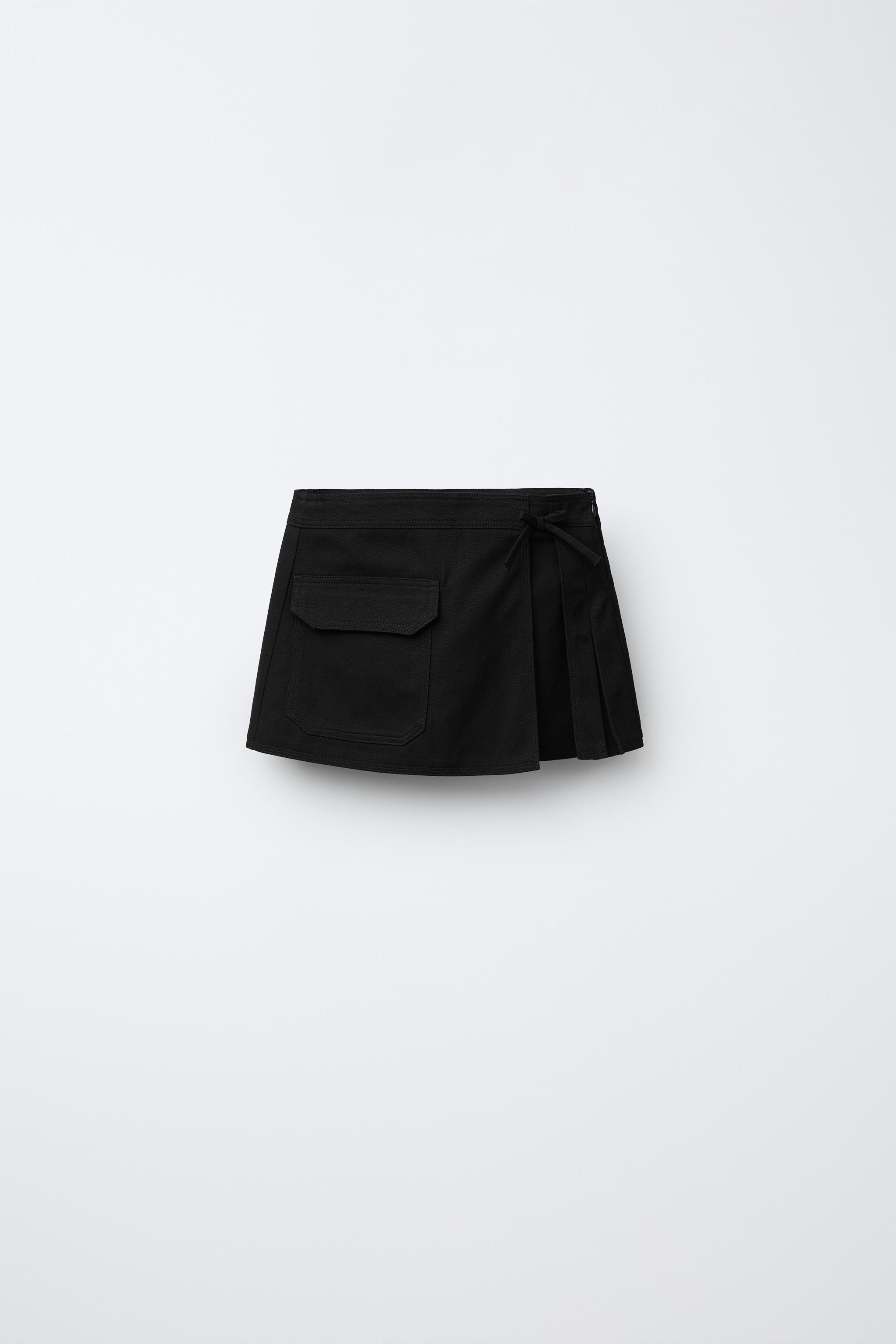 POCKET SKORT - Black | ZARA Canada