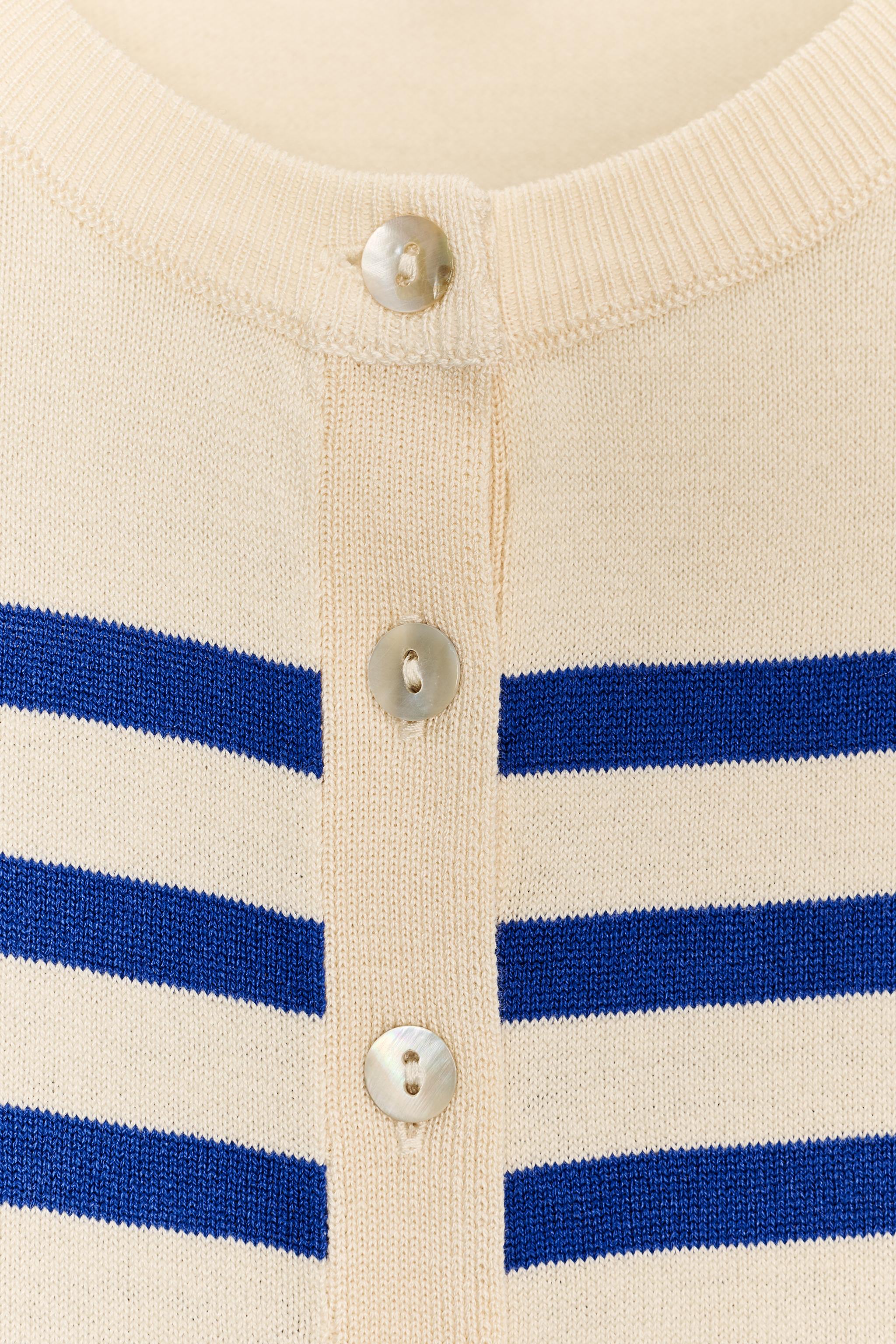 トップス THE BOLDMAN Stripe Knit Jacket トップス THE BOLDMAN Stripe Knit Jacket ZIPPERED KNIT JACKET