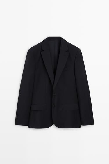 100% wool suit blazer — Navy blue 1