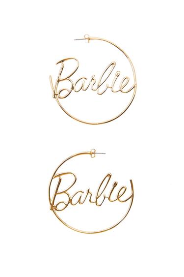 BARBIE™ MATTEL GOLD PLATED HOOP EARRINGS