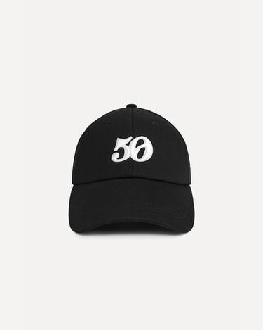 Zara 50TH ANNIVERSARY EMBROIDERED CAP - Black