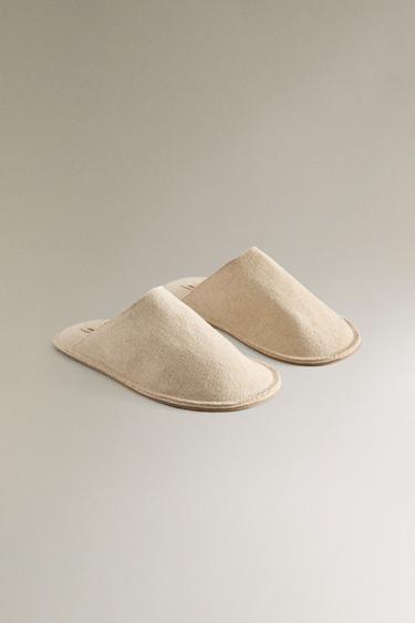 LINEN SLIPPERS - Beige by Zara - Image 2