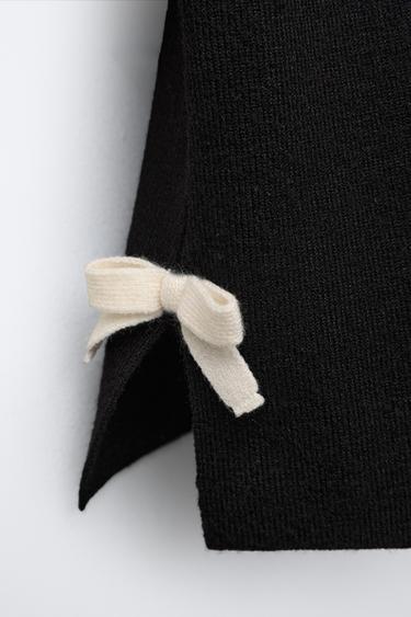 WAVY KNIT JUMPER - Black by Zara - Image 3