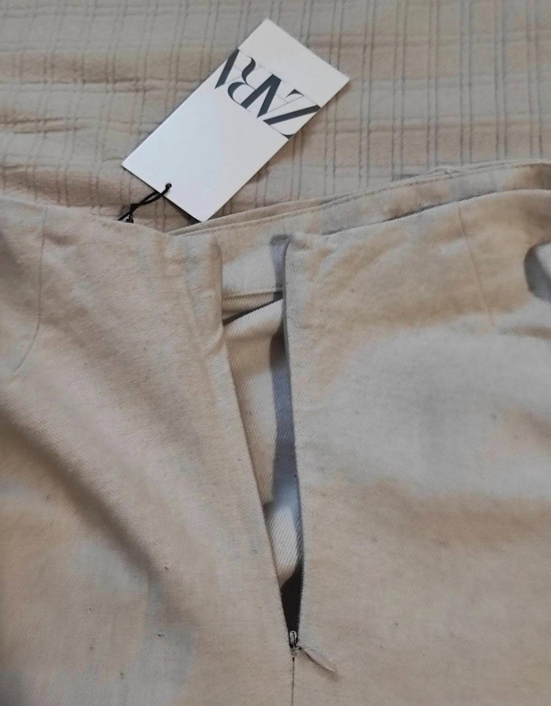 MIDI SKIRT WITH SIDE DRAPED DETAIL - Image 8