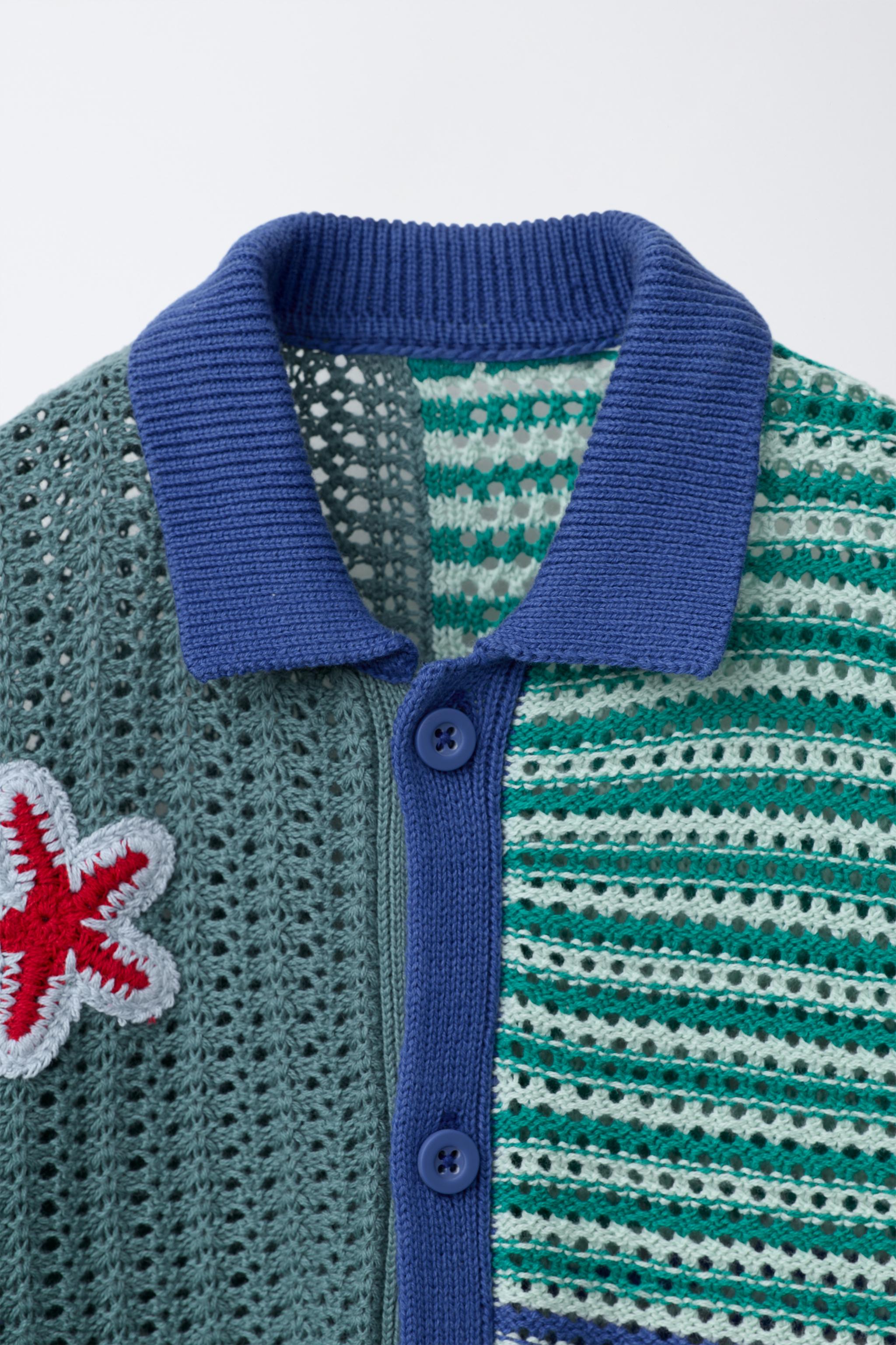 CROCHET KNIT STAR SHIRT