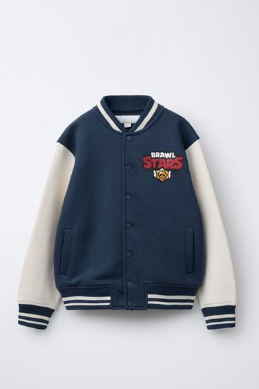 BRAWL STARS © SUPERCELL OY PRINTED BOMBER JACKET - Ink blue by Zara - Image 0