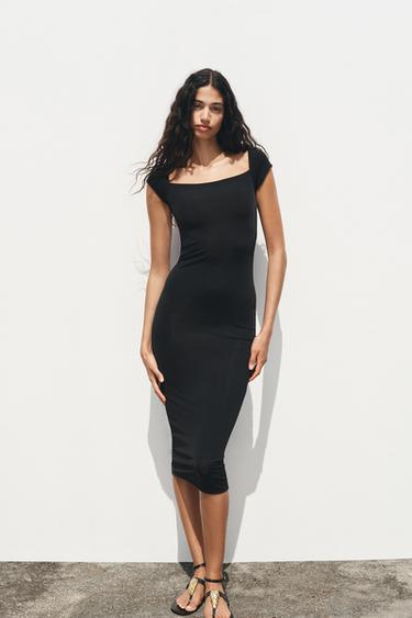 ザラウーマン】綺麗めノースリーブ ロング ドレス ワンピース ビジネス  