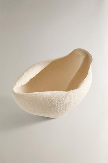 PIÈCE DÉCORATIVE PAPIER MÂCHÉ - Écru de Zara - Image 1
