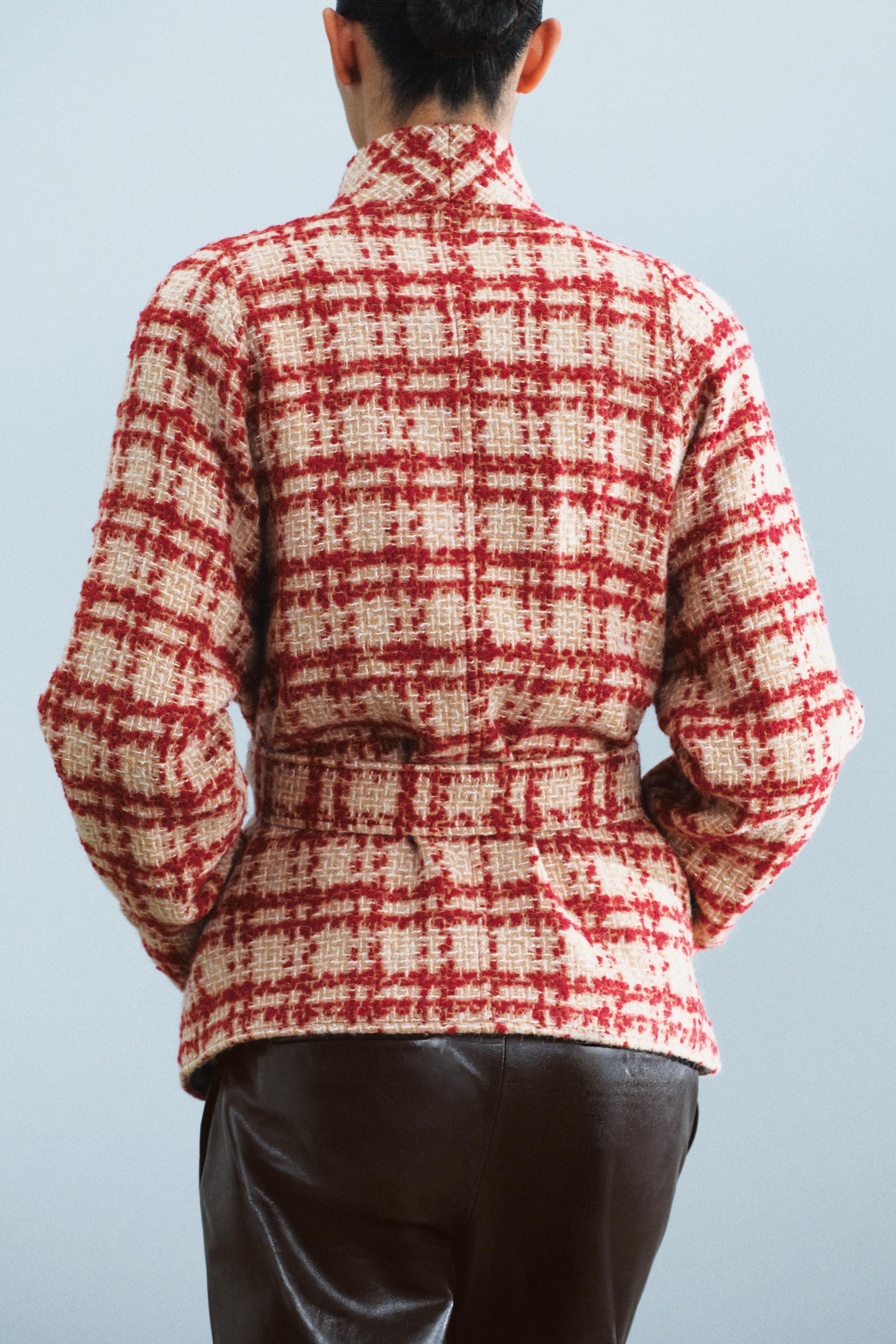 ZW COLLECTION BELTED WOOL JACKET