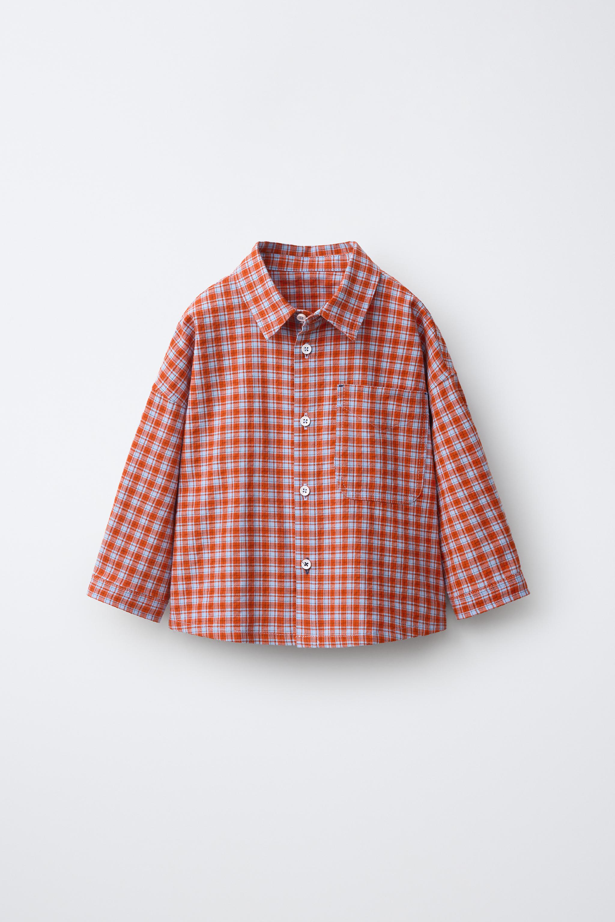ZARA TIMELESS - CHEMISE À IMPRIMÉ CARREAUX