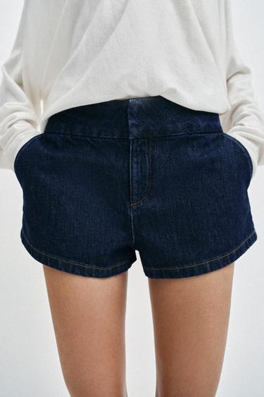 Z1975 MINI SHORTS - Blue by Zara