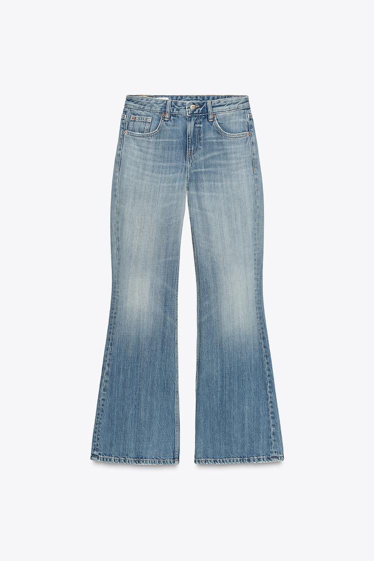 TRF LOW-RISE FLARE JEANS