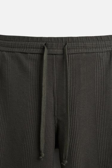 BERMUDA STRUCTURÉ JACQUARD - Gris anthracite de Zara - Image 6