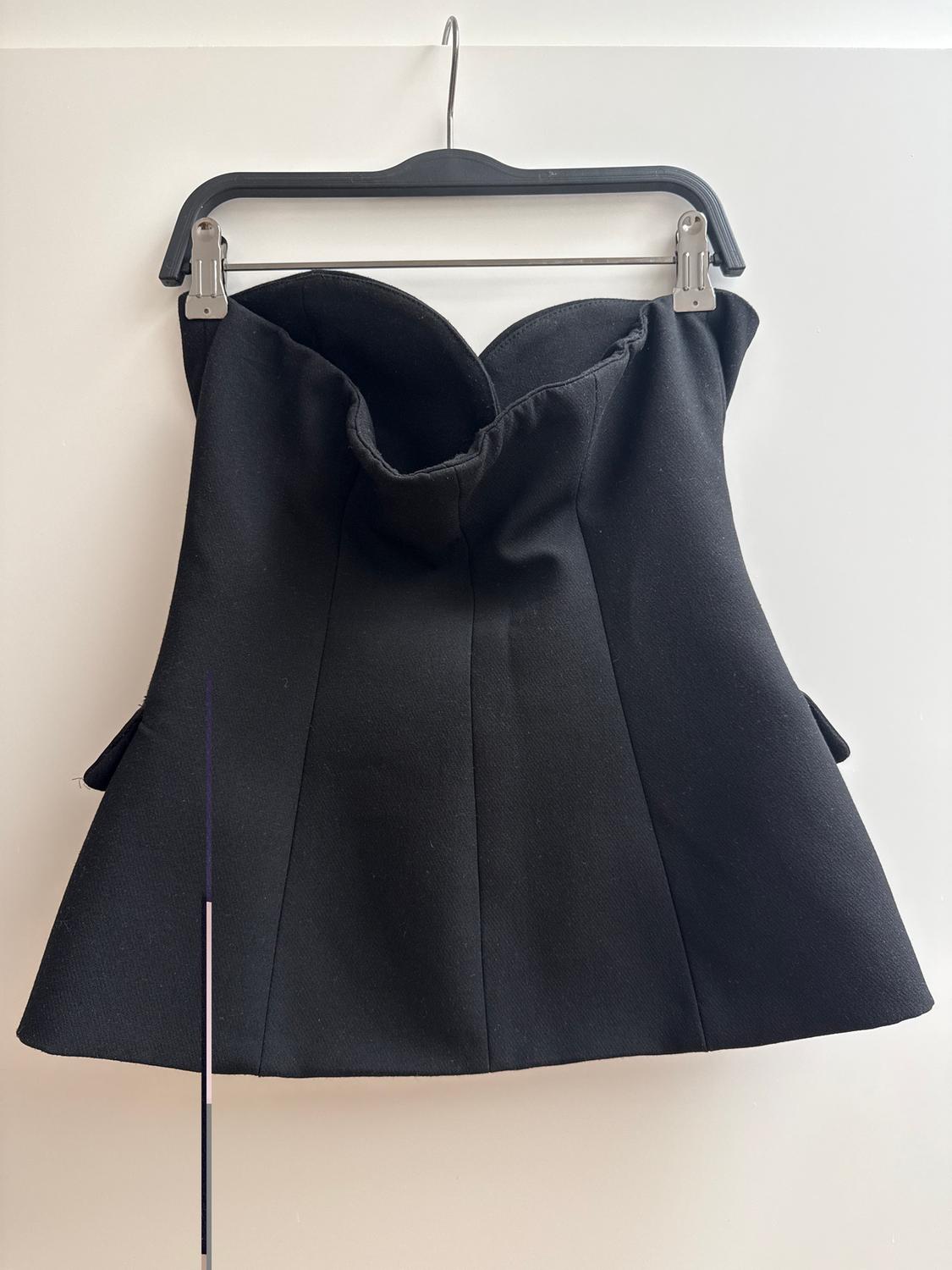 CONTRAST SATIN BUSTIER - Image 3