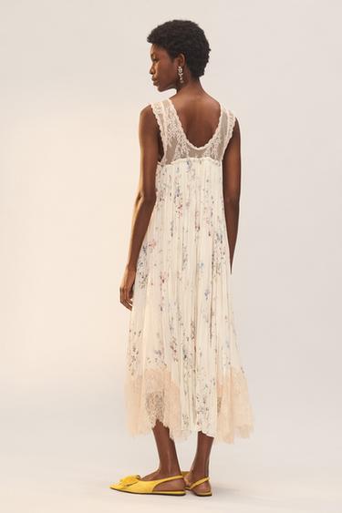 LIMITED EDITION COMBINED LACE DRESS - Printed by Zara - Image 1
