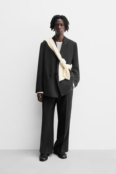 BLAZER FLUIDA DE FATO - Preto da Zara
