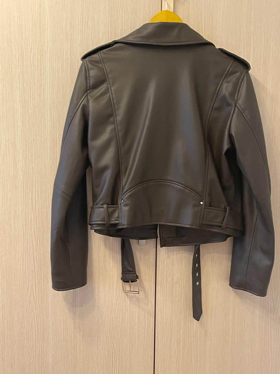 FAUX LEATHER BIKER JACKET - Image 8