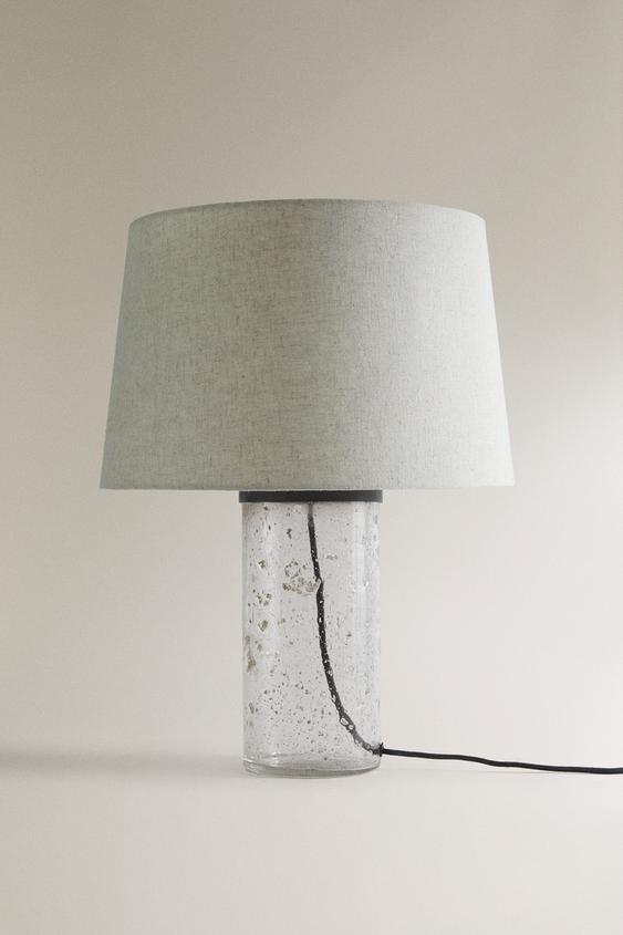 GLASS BASE TABLE LAMP 990 ZARA United States