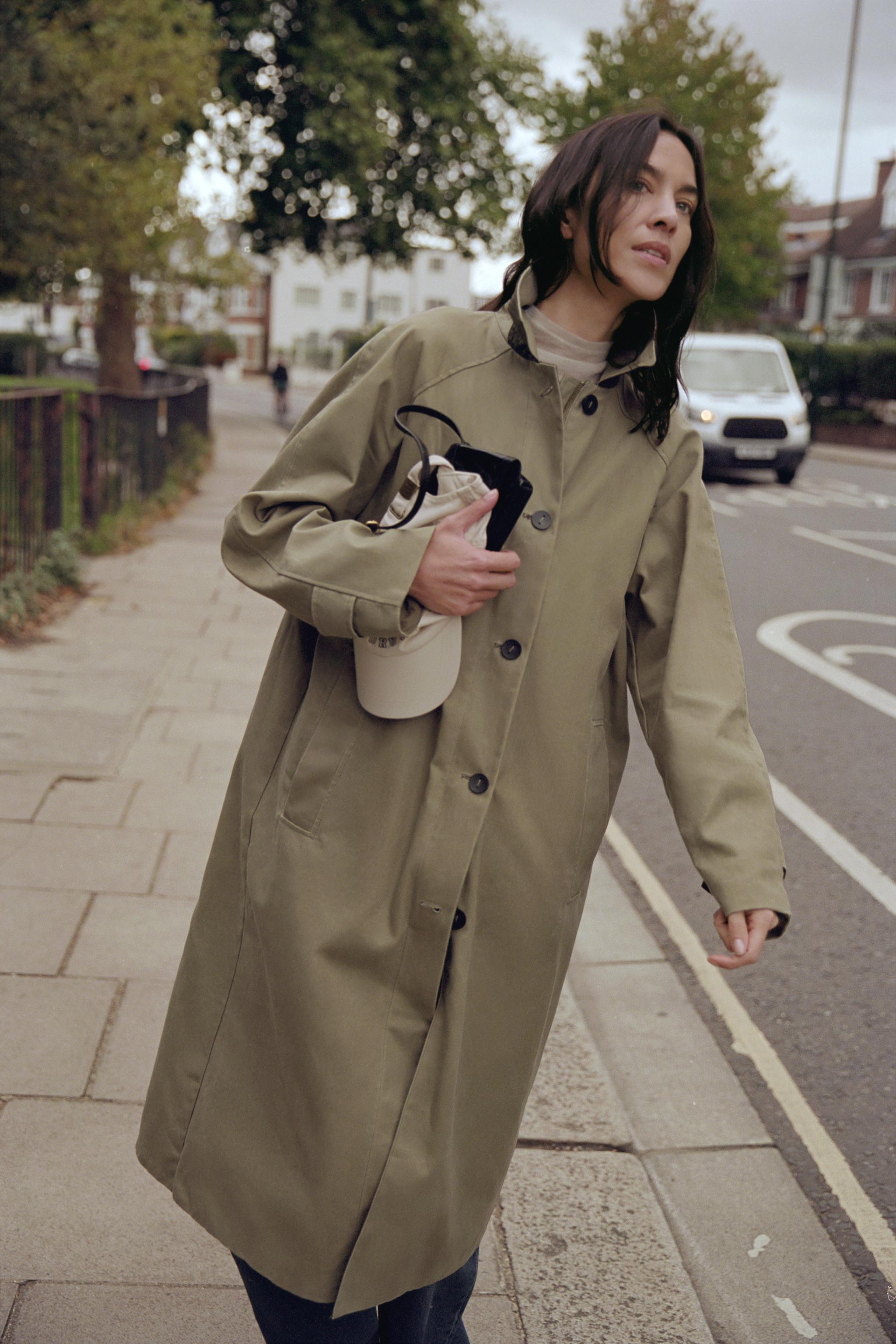 ロングコート　チェスターコート　ミントグリーン　ZARA ZARA - ZARA ロングコート - LIMITED EDITION XSサイズ グリーン