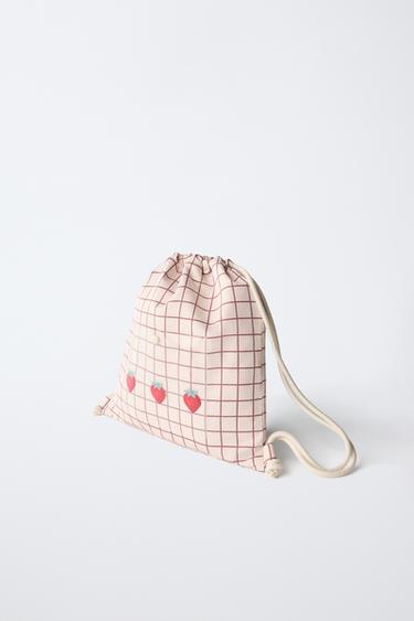 CHECKED STRAWBERRY BAG - Multicoloured by Zara - Image 1