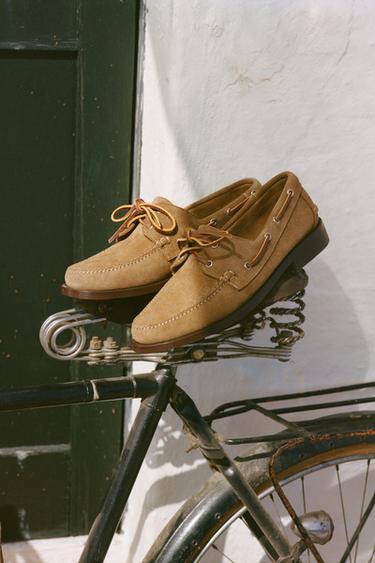 CASTELLANO 1920 ® X ZARA MAN DECK SHOES - Brown by Zara