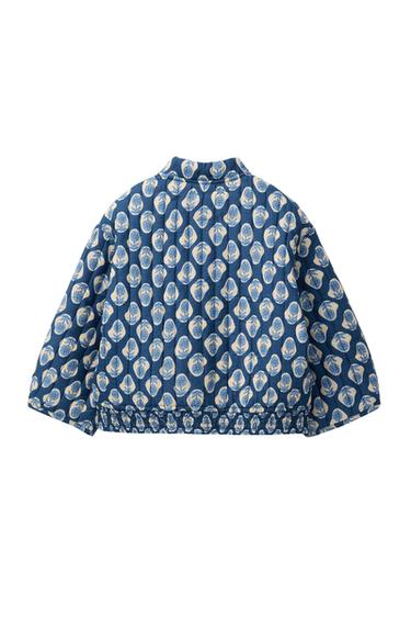 FLORAL JACKET - Blue by Zara
