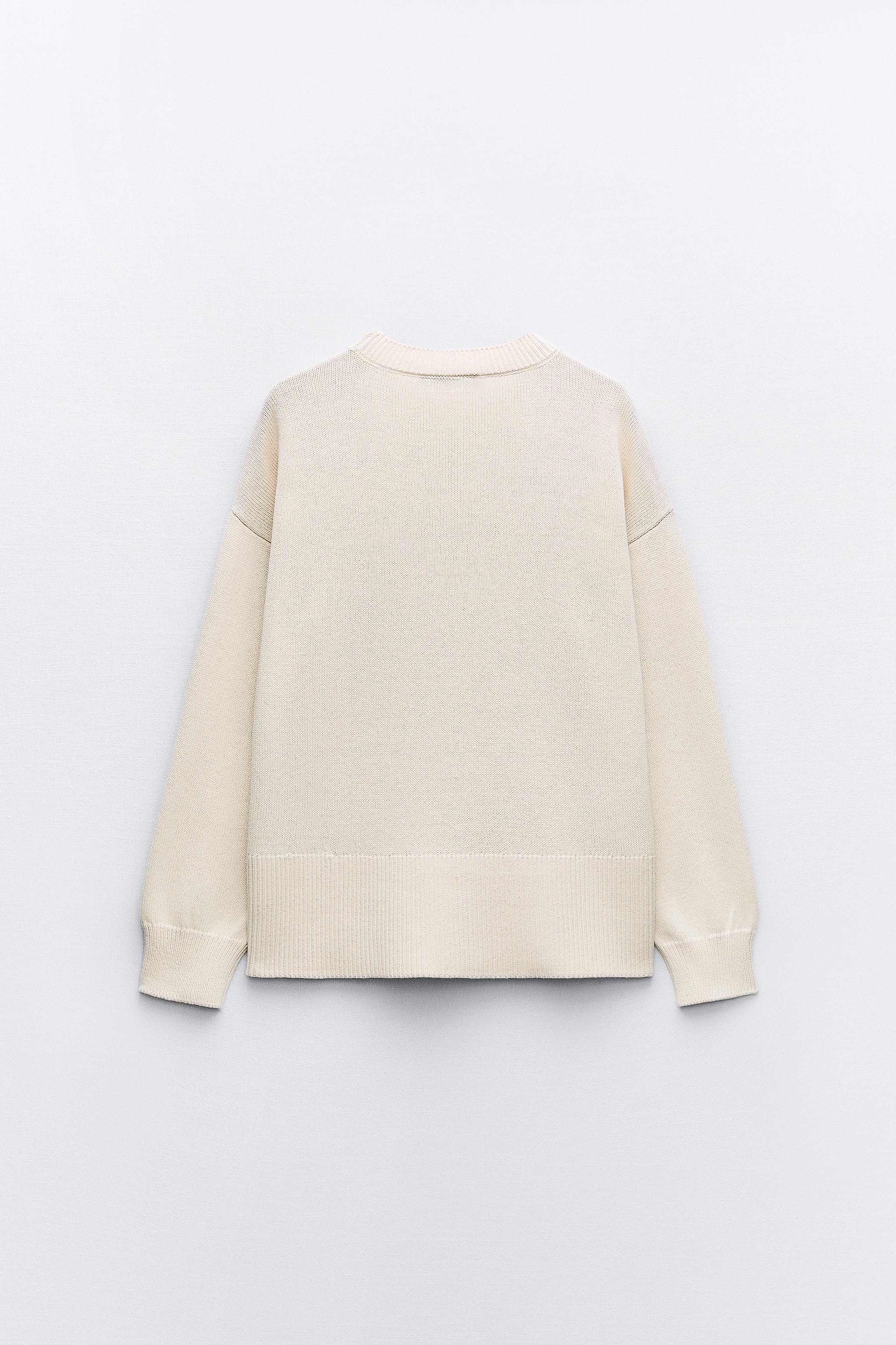 Basic sweater with buttons best sale